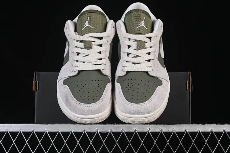 All categories Air Jordan Jordan series basketball shoes Air Jordan 1 Low G version pure original Air Jordan 1 Low AJ1 Joe 1 meter green low-top cultural casual sneakers HV4089-201